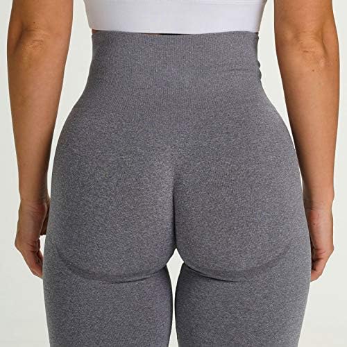 Calça de ioga de algodão snksdgm para mulheres dobradas sobre fitness running esportes calças femininas ioga de cintura alta