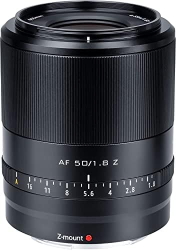 Z-monta grande lente Prime Lente AF 50mm F1.8 Lente de retrato de estrutura cheia compatível com a câmera Nikon Z5, Z50, Z6,