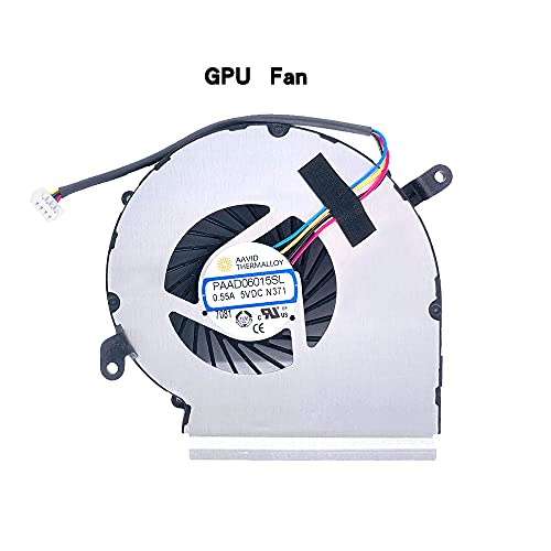 Novo um par de ventiladores de resfriamento de reposição para MSI Ge62VR GL62M GP62MVR GL72MVR MS-16J9 GP72VR PE62 SERIE