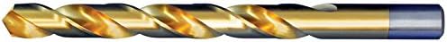 Alfa Tools J150111TN Aço de alta velocidade de alta velocidade de 180 graus Titanium Nitride Gold acabamento Goldber Drill Bits,
