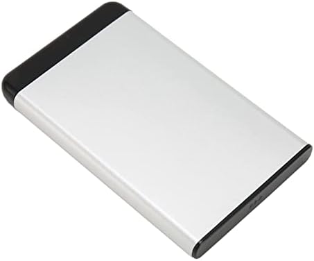 Disco rígido externo Shanrya, disco rígido portátil de 2,5 polegadas USB3.0 Plugue de liga de alumínio e reprodução para