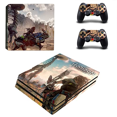 Game Horizonet Zero West Aloy PS4 ou PS5 Skin Stick para PlayStation 4 ou 5 Console e 2 Controllers Decal Vinil V12265