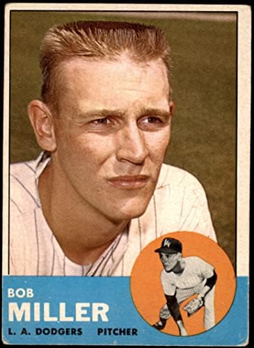 1963 Topps 261 Bob Miller Los Angeles Dodgers Dean's Cards 2 - Good Dodgers