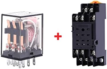 Relé 5set CEKGDB com bobina de soquete Geral DPDT Micro mini -relé eletromagnético LED LED AC 110/220V DC 12/24V My2nj My3nj My4n