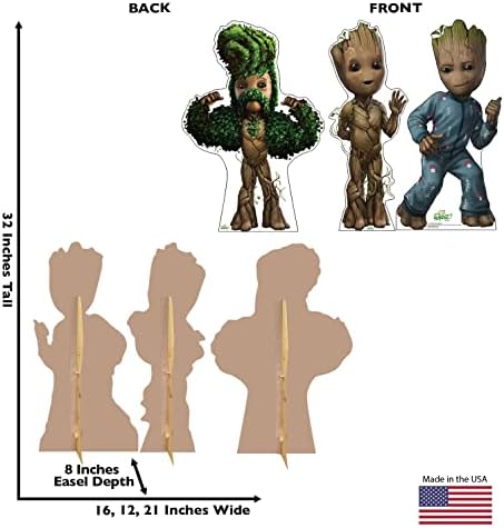 Gráficos avançados I Am Groot Cardboard Cutout StandUp - Marvel's I Am Groot
