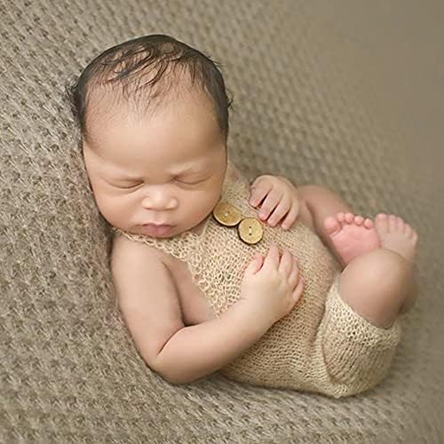 ZeroSest Baby Photography Props Boy Girl Photo ShootFits Recém -nascidos Costume de crochê roupas de malha infantil