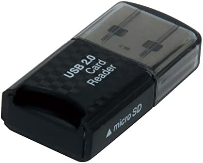 Nakabayashi Z8909 Digio2 Card Reader Writer USB 2.0 microSD Black