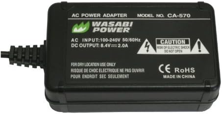 Adaptador de energia AC Wasabi Power para Canon Vixia HF M30