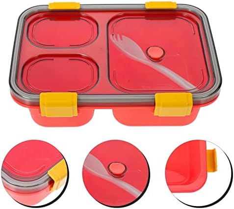 Hemoton Loncheras Para Niños, recipientes para lanches da criança portátil Bento: recipientes de armazenamento de