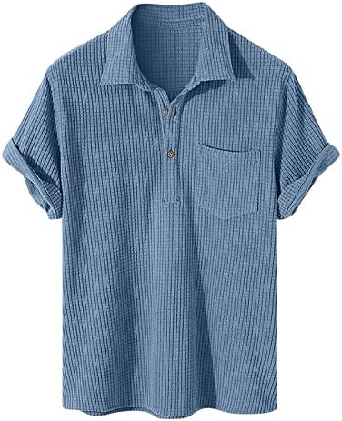 Camisas de pólo para homens Manga curta Camisas de pólo de golfe malha camisetas camisetas casuais camisetas de verão