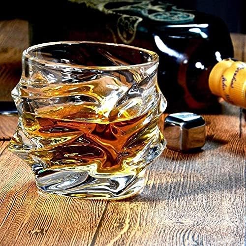 Copo de cerveja casual 4-PC Glass 320ml Transparente Whisky Bourbon suco de bourbon bebida Vodka 9.2x9.5cm Mumujin