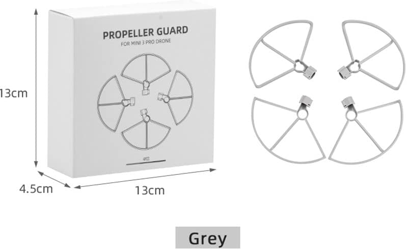 SHINE-TRON [ACESSÓRIOS DO DRONE] Guarda de hélice para DJI mini 3 Pro ProPellers Protetor Props Cover Wing Fan Cage para DJI mini