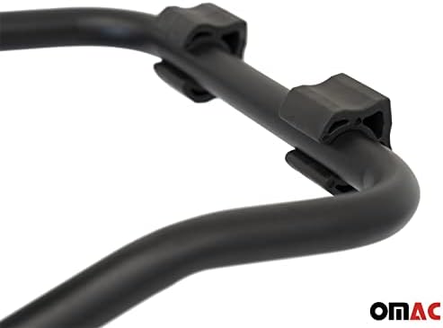 OMAC 3 Bike Rack para Mitsubishi Outlander 2013-2023 Black | Portador de bicicleta de montagem no porta -malas de carro 99 lbs carga dobrável Todo o tempo de aço durável | Acessórios externos automotivos