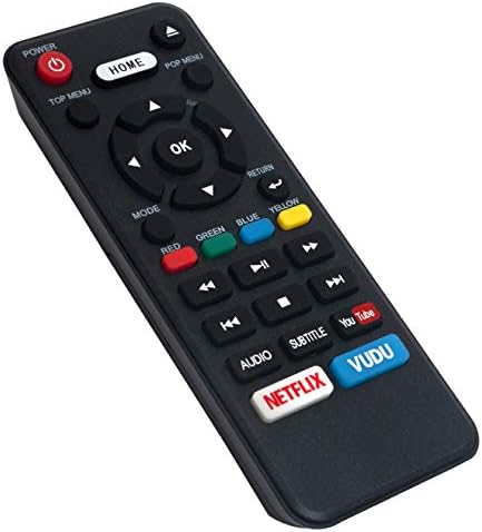NC453UL NC453 Replace Remote Control fit for Sanyo Blu-ray Disc DVD Player FWBP706FC FWBP706F FWBP706FA with 3 APP