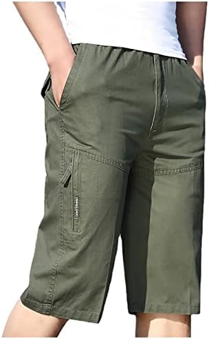 RTRDE Men's Shorts Fashion Zipper ao ar livre bolso esportes de calças casuais de calças casuais