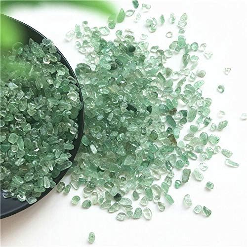 Ertiujg husong306 50g Natural Green Strawberry Crystal Polished Pedras de cascalho Mineral Sales Pedras e Minerais Cristal