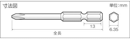 Chave de fenda elétrica SANFLAG Etapa de 2 bits + 0 × 85 No.13-BSB