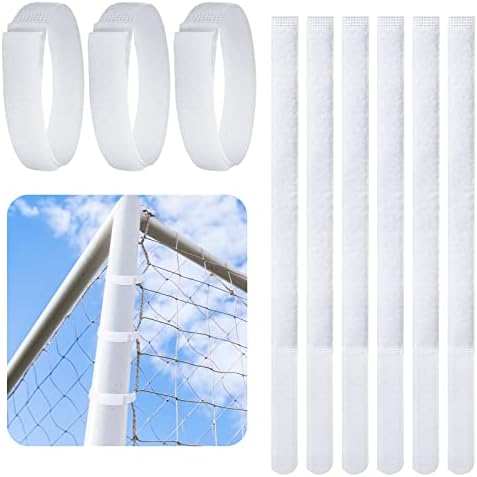 30 PCS GOT Straps let Soccer Anexment Straps Soccer Goal Trap White para manter redes de futebol nos postos de gols para o treinamento