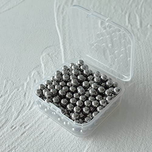 250 PCs Bolas de mistura de aço inoxidável Mistura de aço de aço de aço para mistura para mixagem Model Tints, 5,5mm