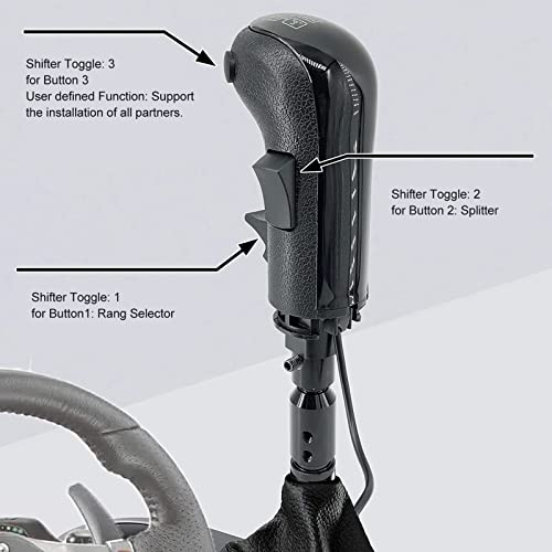 MELULADOR USB SHIFTER FIT PARA G25 G27 G29H G920 G923, PARA O MASTER DO GHUSTMASTE, MEMULTOR DE TROCAÇÃO USB SHIFTER SHIFTER