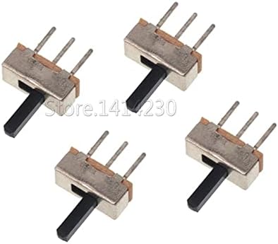 Esbant Micro Switch 20pcs SS12D00 Interruptor On-off Mini slide interruptor 3pin 1p2t 2 Posição Alternância alça de comprimento: