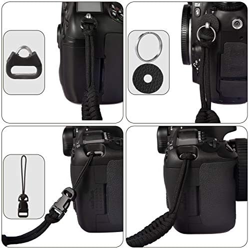 Pulseira de câmera, alça de mão de câmera de nylon ajustável de 1pack, para fotógrafos GoPro, DSLR, Fuji, Canon e Câmeras sem espelho