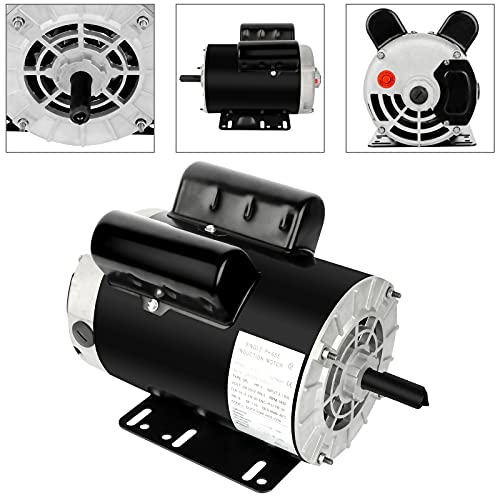 Motor de compressor de ar SPL de 5 hp 3450rpm Motor elétrico monofásico 56 quadro 208-230V 5/8 Shaft odp ccw diâmetro laminado de aço