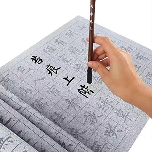 10 PCS Water Reting Ploth Paper, Magic Paper, Caligrafia Folhas de papel, escovas de caligrafia chinesa reutilizáveis, tapete