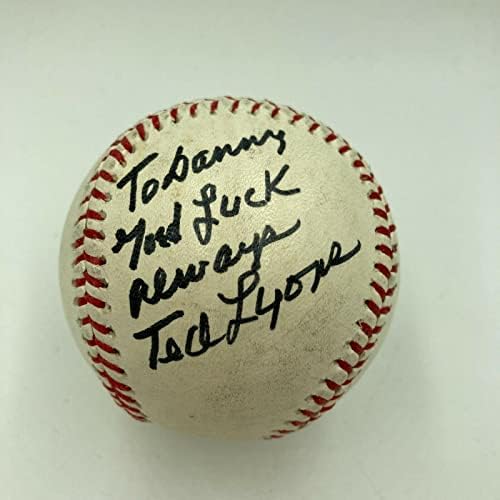 Ted Lyons Single assinado Baseball autografado com o Hall da Fama da JSA CoA - Bolalls autografados