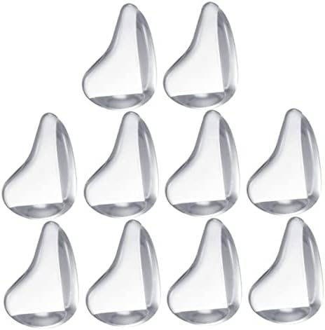 Veemoon 10pcs Anti-colisão do ângulo Protetor de mobília infantil Bumpers claros mesa à prova de crianças Protetores de canto à prova de bebê Protetor de canto Protetor de mesa de canto de canto Protetores