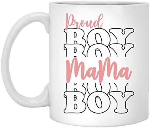 Garoto orgulhoso Mama Mug, menino Mom MUG, Melhor presente para mães de meninos, é um presente para menino, garoto orgulhoso, mãe,