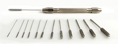 Pesquisa de pincel 81akit aço inoxidável mini kit de pincel de reversão