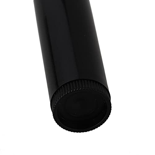Tubos de batom redondos pretos de 5 ml Tubos de bálsamo lábios Tubos de brilho labial Desodorante Recipientes do tipo rotativo Reabilitação de plástico