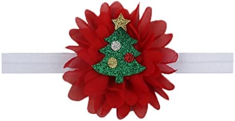 Bandeira de Natal para bebê infantil com Flor Bowknot Christmas Gift 3pc/Set JHC60