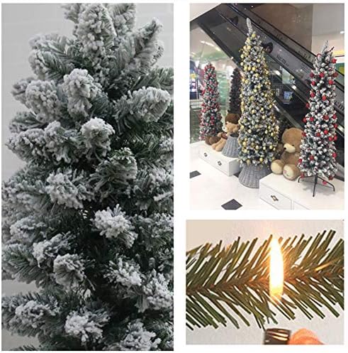 Árvores de Natal internas pré-cama ZPEE, árvores de lápis de Natal, espessos, galhos arborizados de pinheiros artificiais