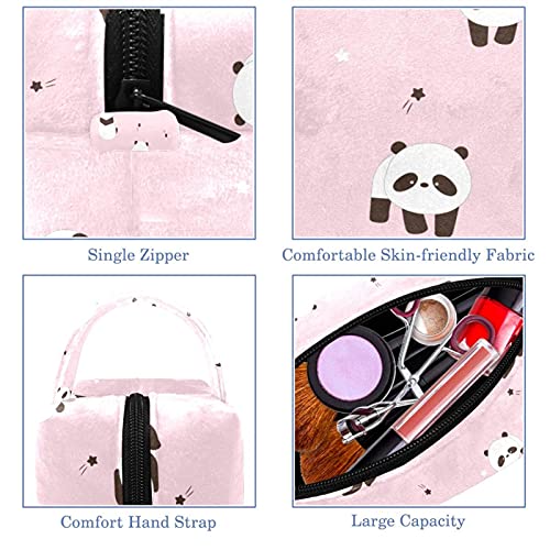 Bolsa de maquiagem Bolsa de cosméticos Viagem Planda de desenho animado fofo e bola de bolsa de higiene pessoal de design