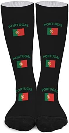 Portugal Bandle Color Comparando meias altas esportes de moda meias quentes para homens mulheres