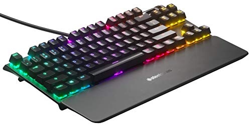 Steelseries Apex Pro TKL - Teclado de jogos mecânicos - interruptores de atuação ajustáveis ​​- exibição inteligente