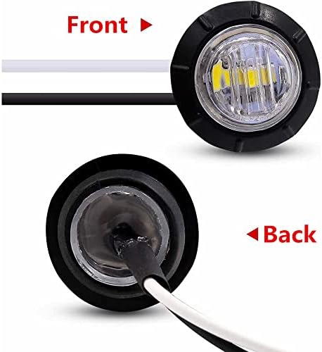 Our Best Round Round Led Marker Lights, 3/4 LED Clearnce Clearnce traseiro marcador lateral Luzes de bala de lâmina