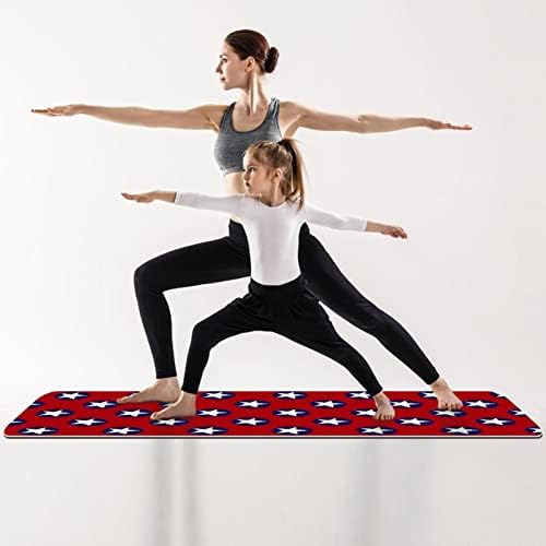 Yoga Mat, tapetes de ioga para treino doméstico, tapete de exercícios, tapetes de exercícios, pilates tapete, abstrato Stars