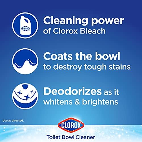 Limpador de vaso sanitário clorox com pacote de variedades de água sanitária -, 24 fl oz