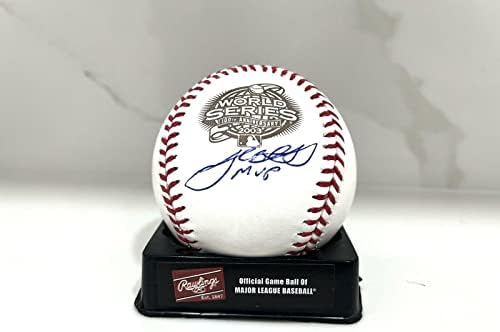 Josh Beckett Hand assinado 2003 World Series Baseball MVP Florida Marlins JSA Cert - Bolalls autografados