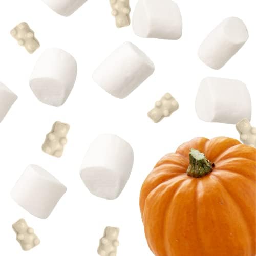 Happy Wax Trovado Pumpkin Marshmallow Soy Soy Cera derrete infundido com óleos essenciais, perfeito para derreter em seu morto de