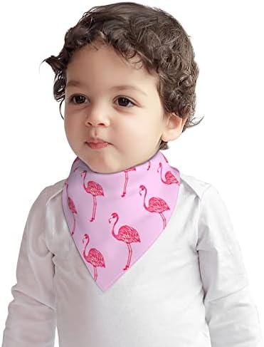 Babador de algodão augenstern Flamingo rosa juntos baby bandana babador babador de dentição