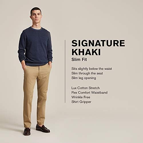 Dockers Slim Fit Men Fit Signature Khaki Lux Cotton Stretch Pants
