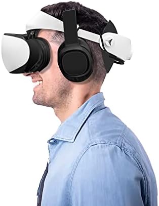 Fones de ouvido de estéreo VR do cluster globular PH2 compatíveis com PlayStation VR 2 - Clipe no design fácil de instalar e remover - parece arrumado com roteador de cabo - mais conforta