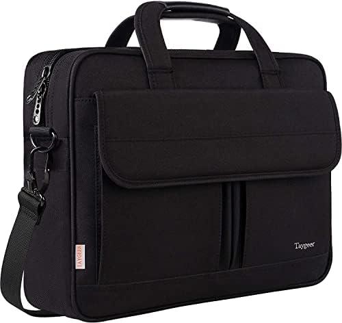 Bolsa de laptop Taygeer 15,6 polegadas, presentes para homens para homens, mulheres, bolsa de ombro mensageiro resistente