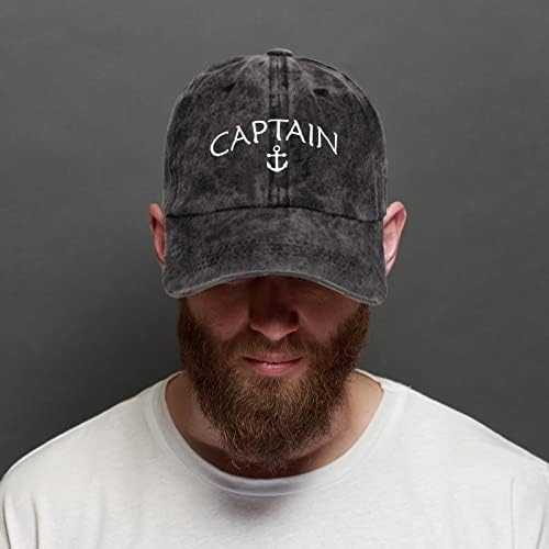 2 Pacote Capitão de barco Capitão Primeiro Mate Baseball Cap/chapéus de gorro para homens Mulheres passeios de barco marinho