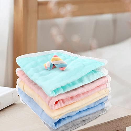 15 peças Bibs baby bandana de 15 peças babadores babadoras de 8 camadas de 8 camadas UNISSISEX MOLOS E AJUSTÁVEL BIBS ABSOLANTE