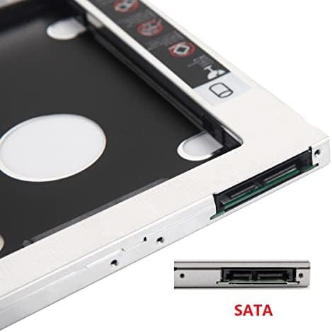 Nigudeyang SATA 2º 2.5 disco rígido SSD HDD Frame Caddy Frame Bandey para Lenovo Ideapad B50-80 110-14isk 320-14isk